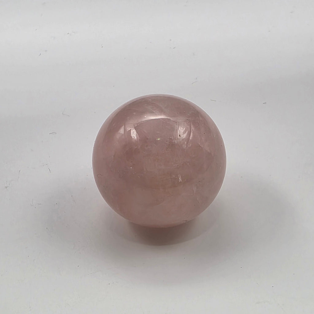 Rose Quartz Crystal Ball Sphere  – Natural Genuine Crystal – Madagascar – Self-Love & Heart Healing