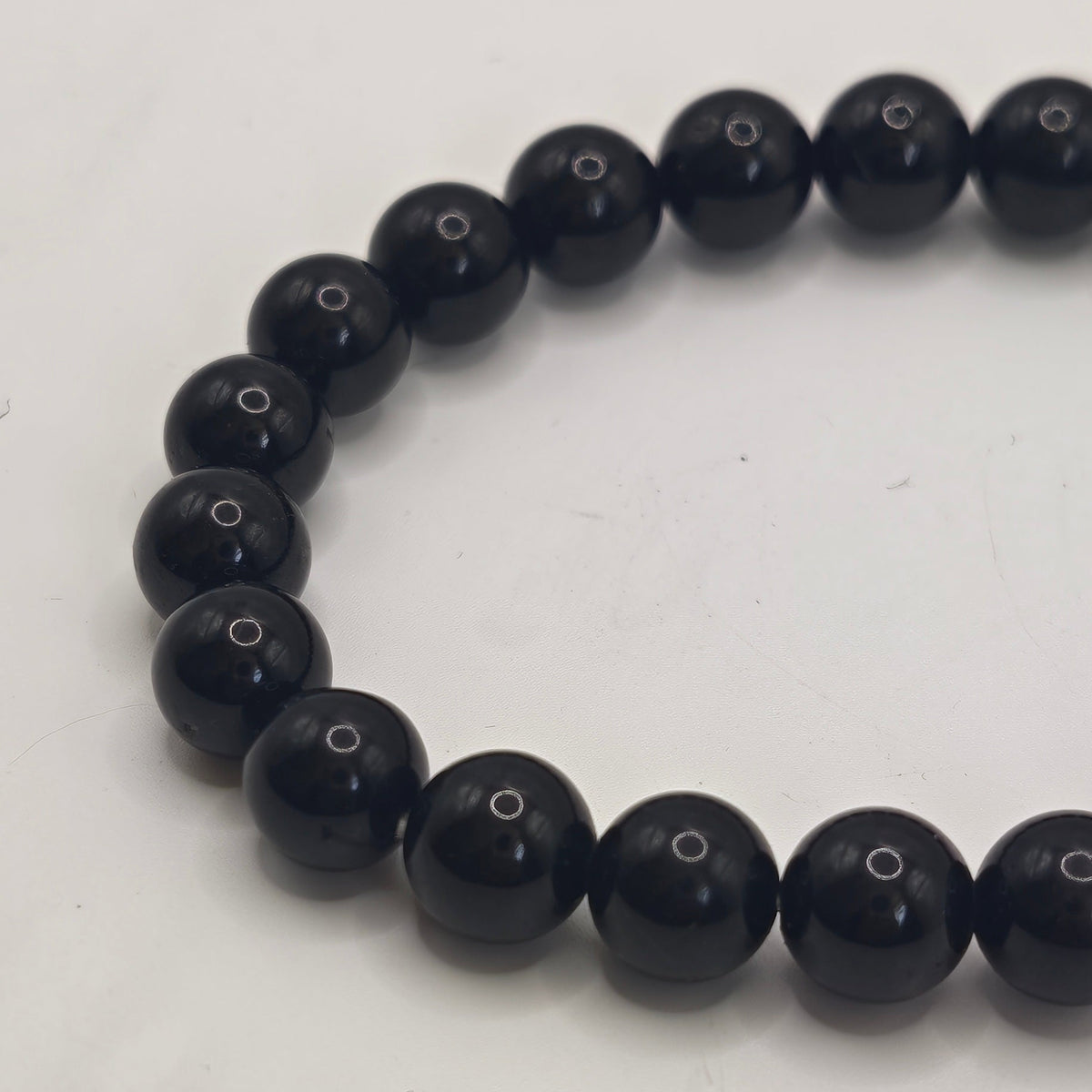 Black Tourmaline Bracelet A+ 8mm for Protection