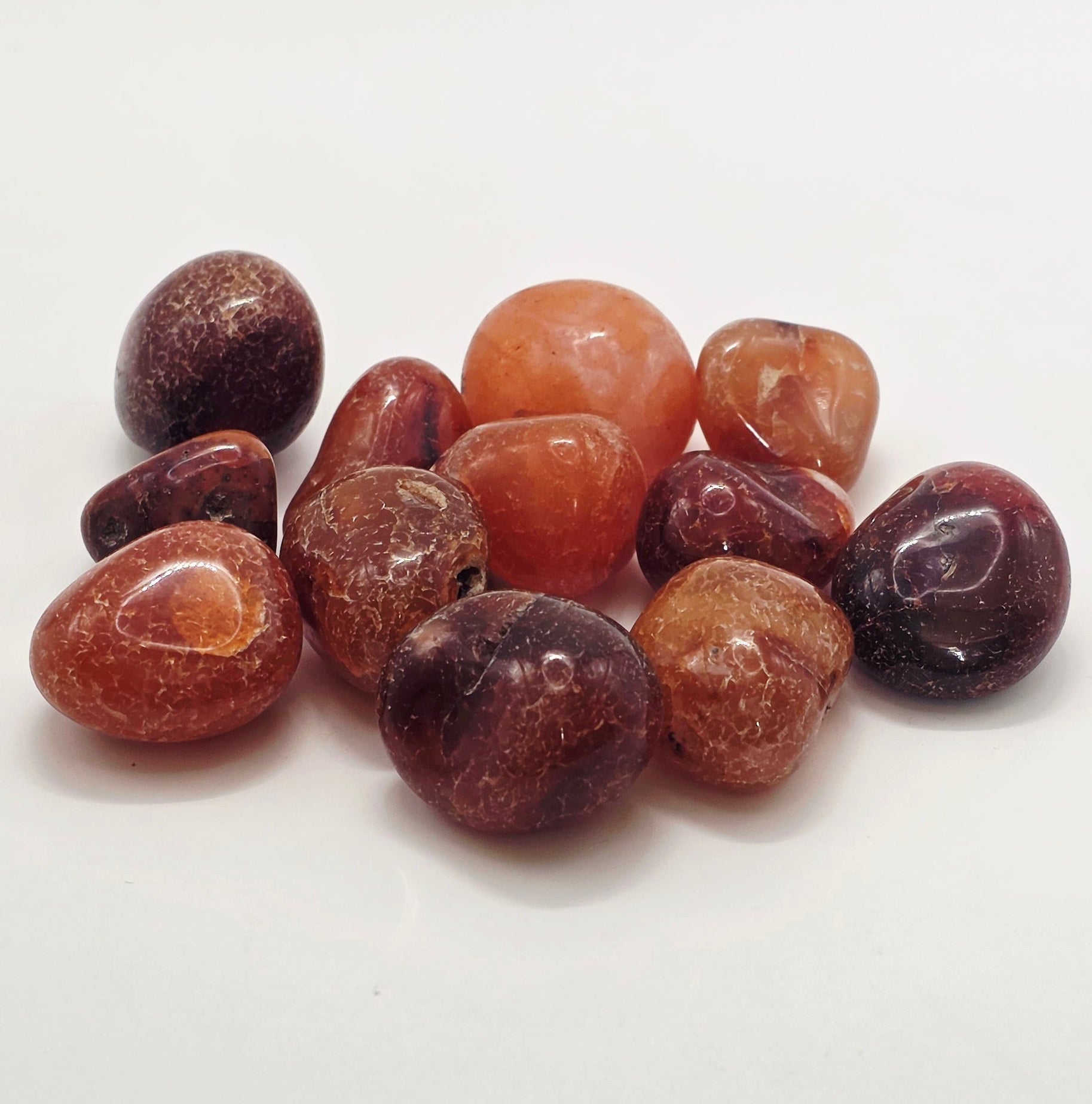 Carnelian Tumblestone – Sacral Chakra Stone for Passion & Courage