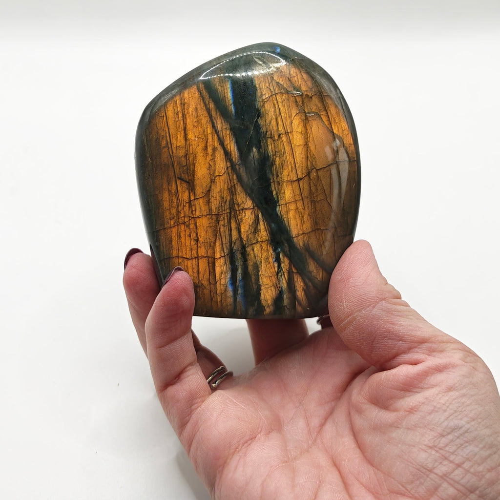 Rare Sunset Flash Labradorite