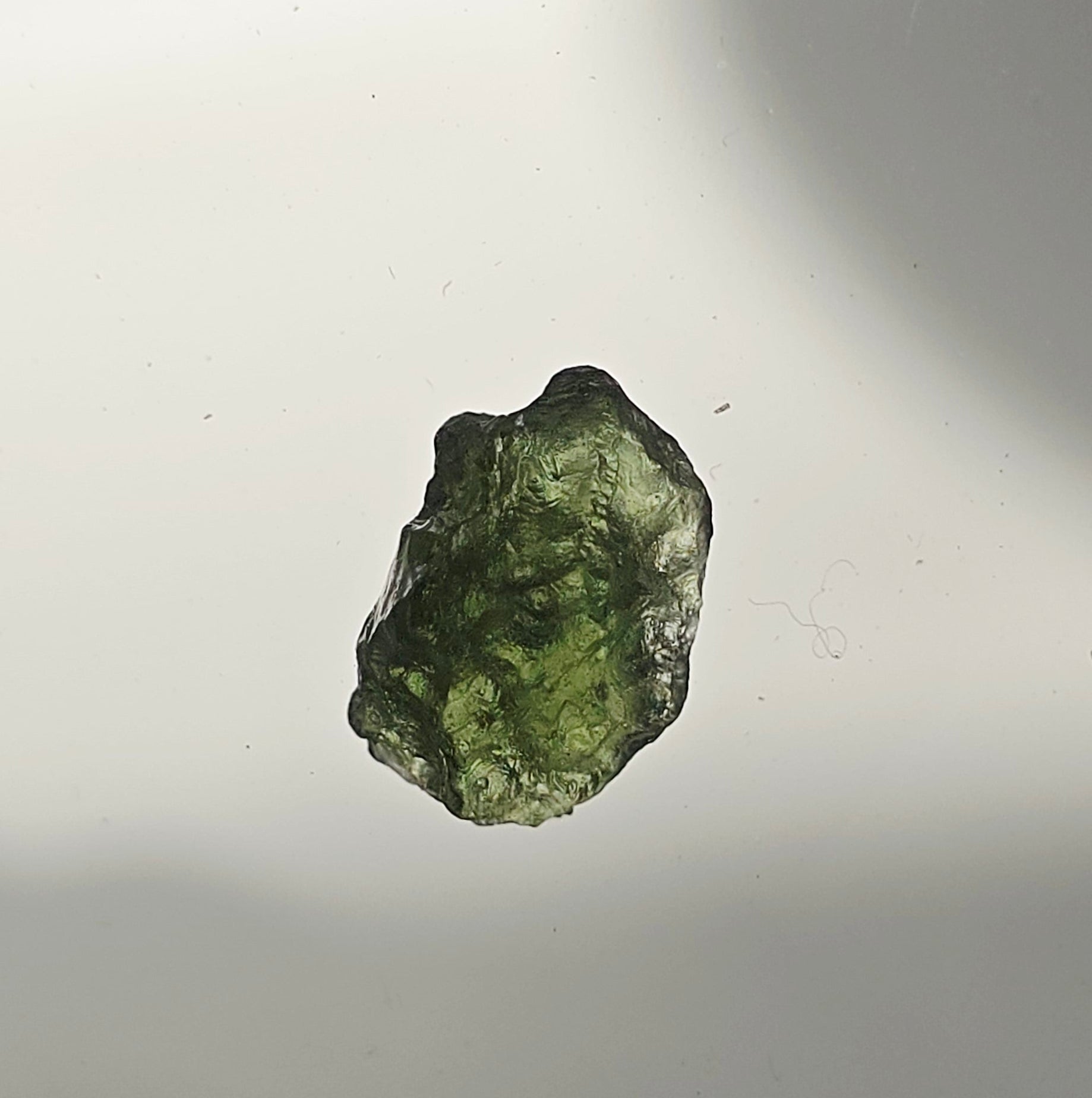 Genuine Moldavite Raw Chip – Transformation & High Vibration 0.6 - 0.7g