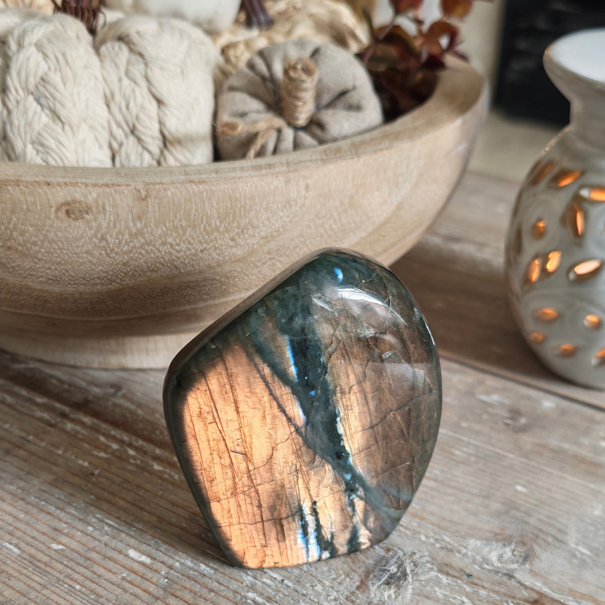 Rare Sunset Flash Labradorite