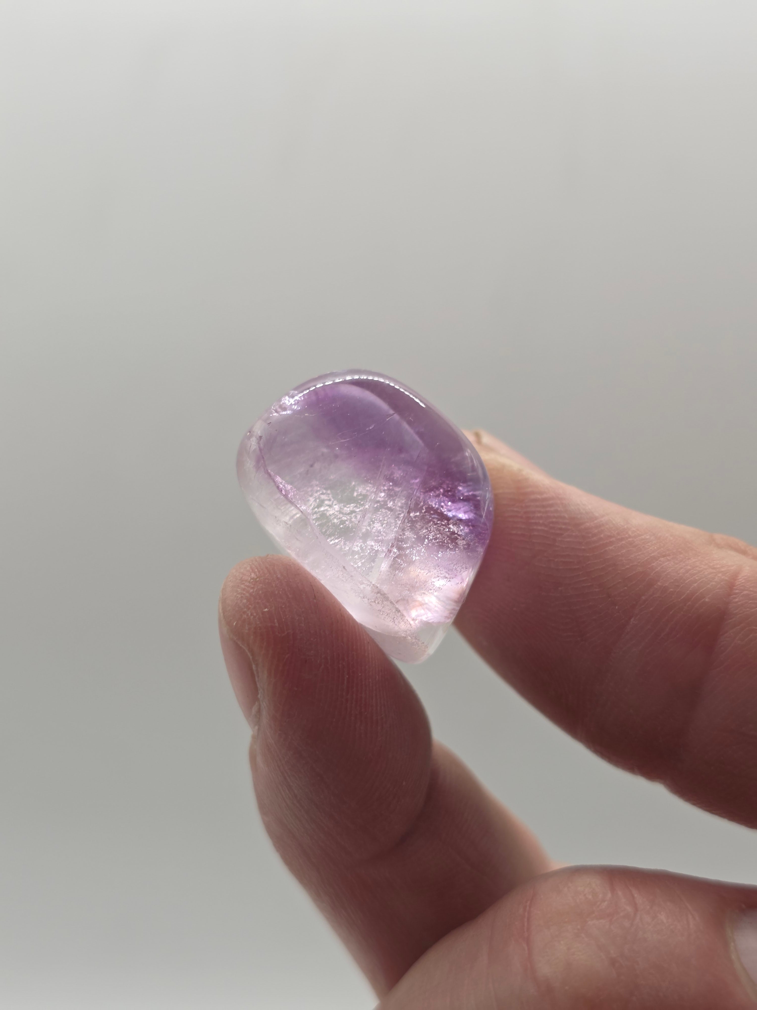 Rainbow Fluorite Tumbled Stone – 2-3cm – Translucent Natural Crystal – Focus & Clarity